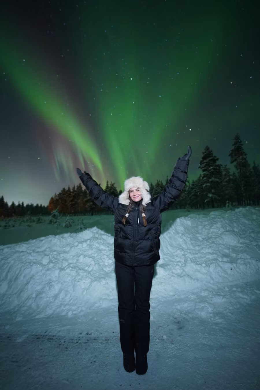 Eva, Murmureur des aurores chez Lapland Explorers