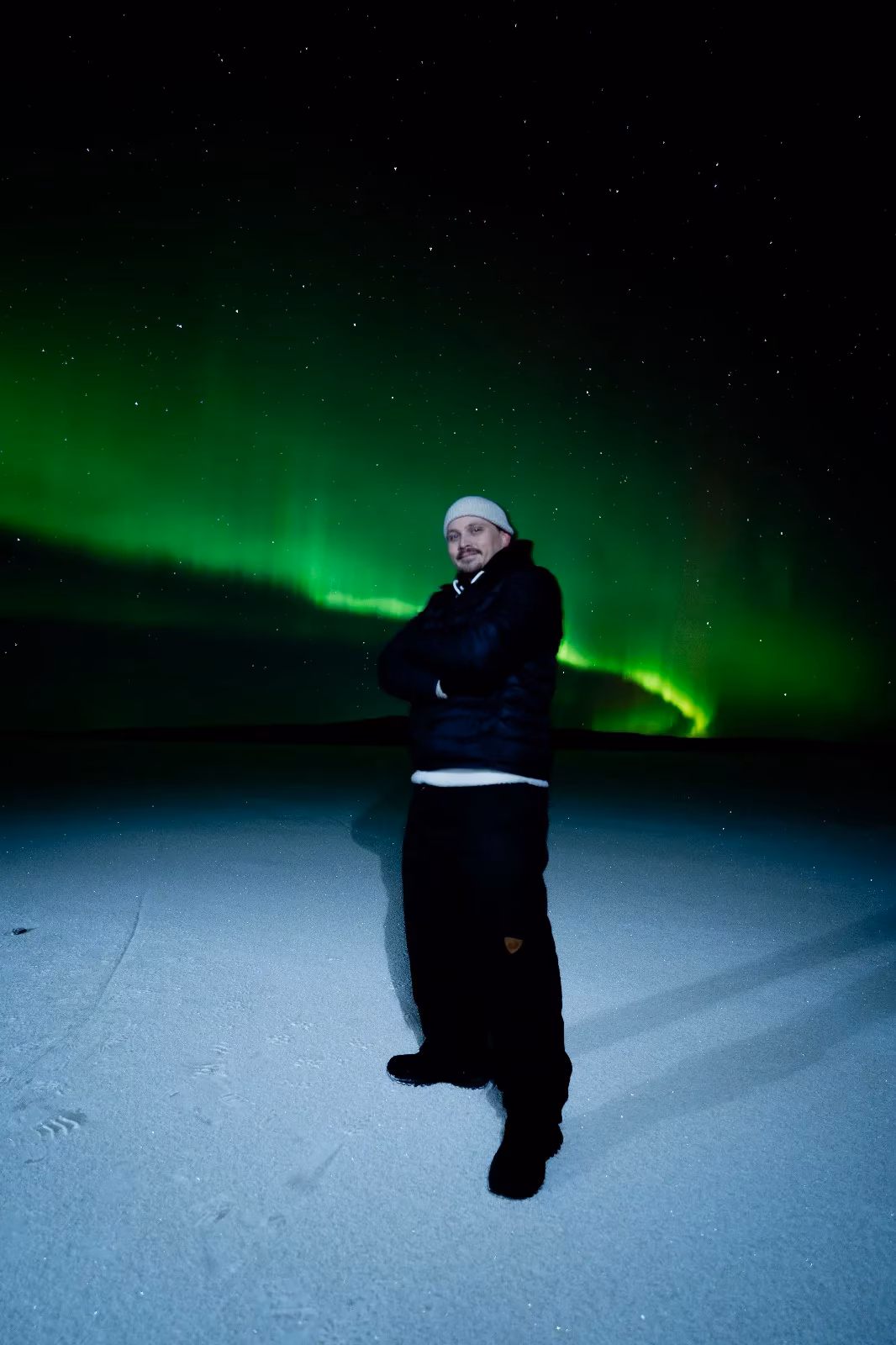 Jesse, lead aurora guide at Lapland Explorers