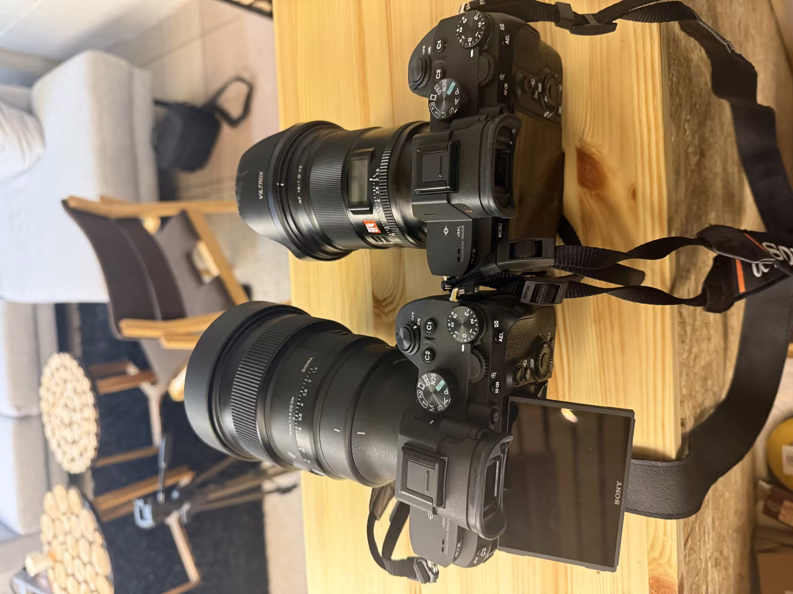 Sony A7 III bodies with fast wide-angle lenses used for aurora photography