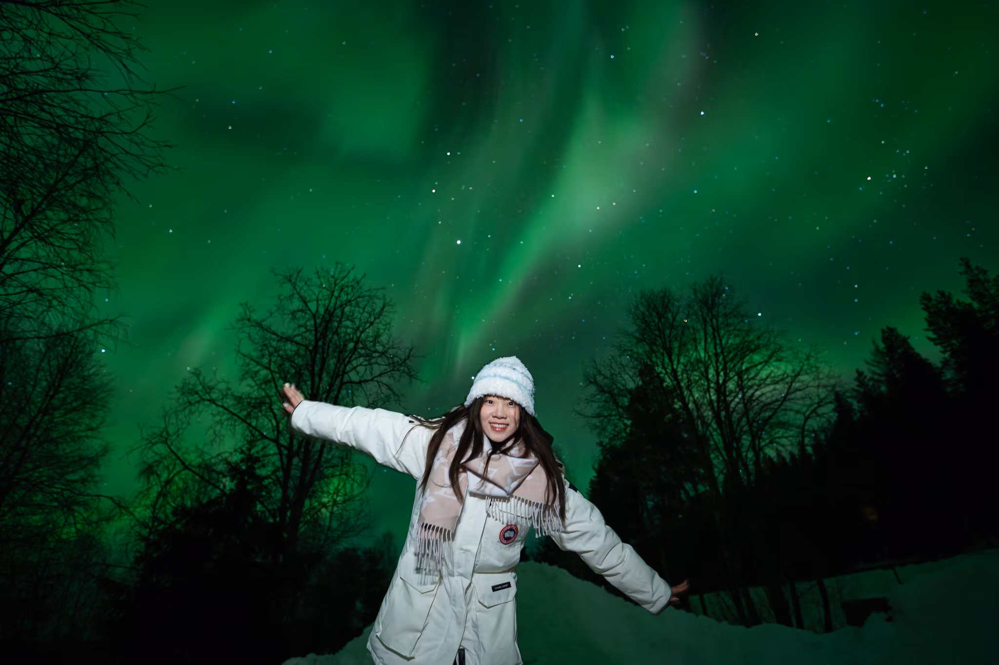 Lapland Explorersの実際のオーロラ写真