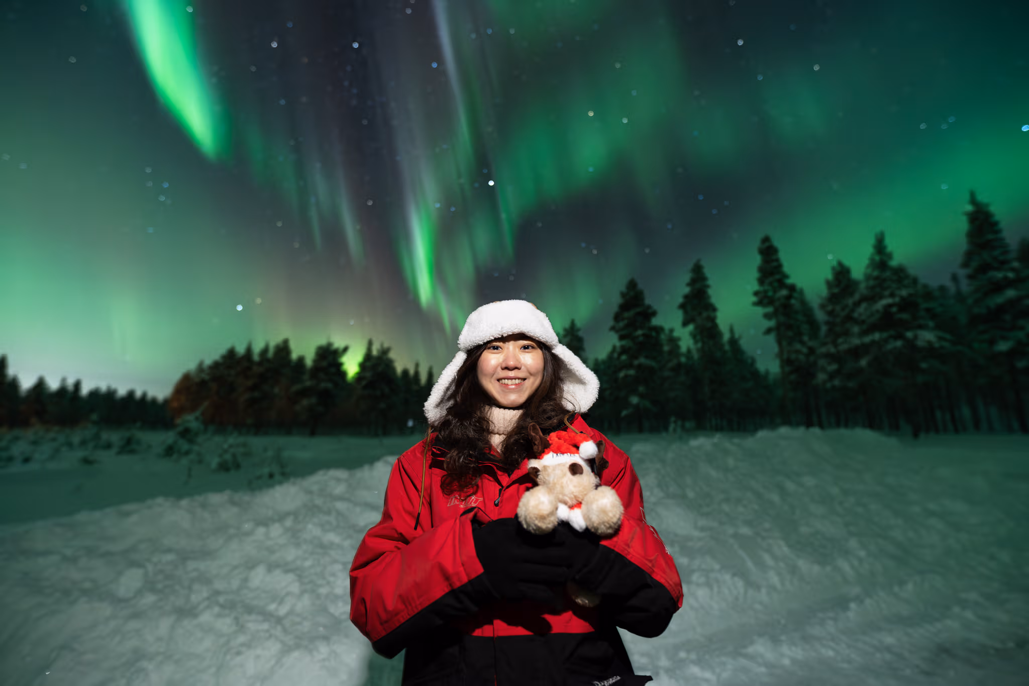 Lapland Explorersの実際のオーロラ写真
